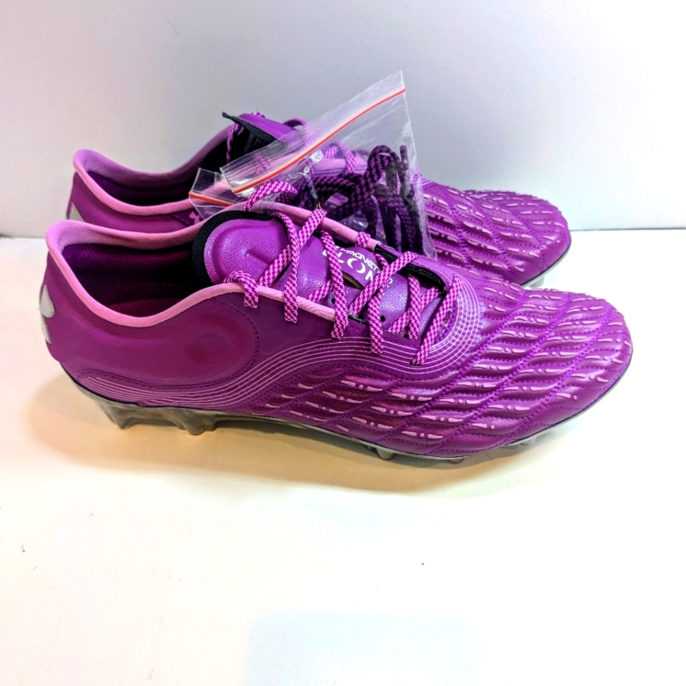 Under Armour Magnetico Elite 3 FG Women’s Sz 9 Orchid Soccer Cleats  Mens Us 7.5